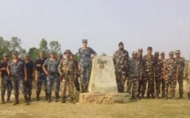 सशस्त्र प्रहरी र भारतीय सीमा सुरक्षा बलद्वारा सीमामा संयुक्त गस्ती