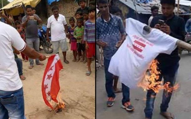 राजपाको अराजकताः सिराहामा प्रहरीको गाडी तोडफोड, परासीमा कांग्रेसको झण्डा जलाइयो